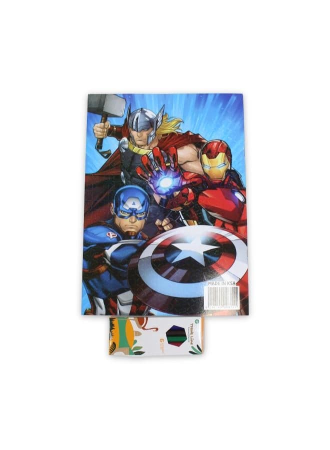 Spacetoon Coloring Book – Avengers Drawing & Painting Supplies (٢)