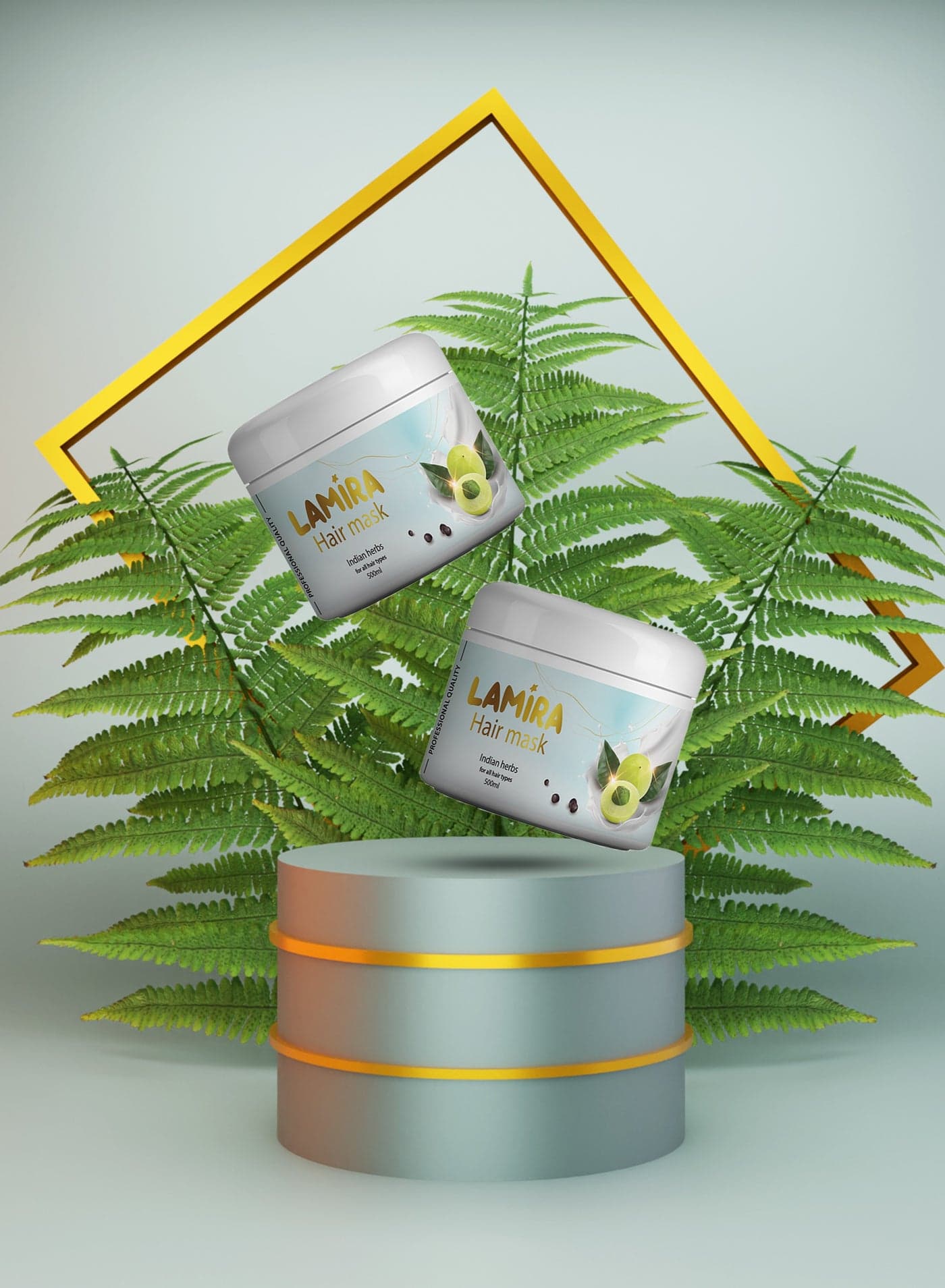 Lamira Hair Mask with Indian Herbs 500ml – Nourishment & Shine (3)