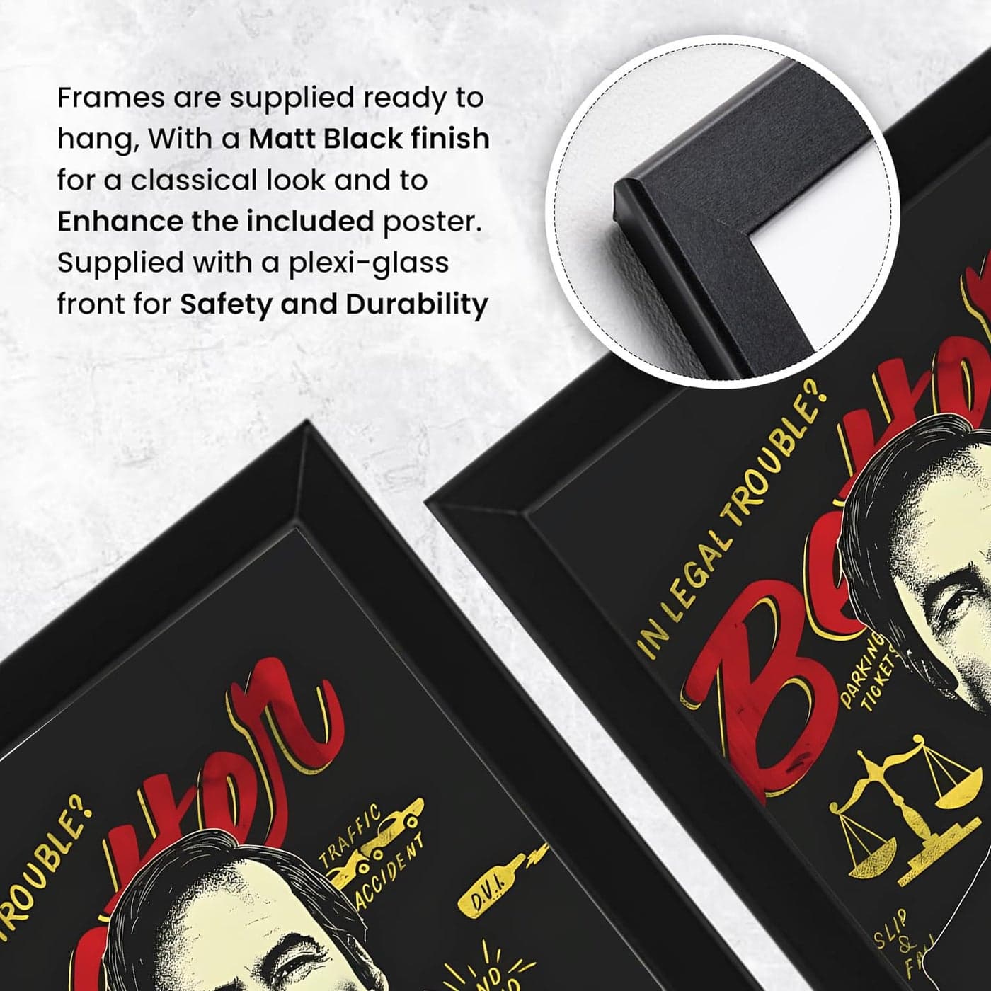 DVOFART Legal Drama Character-Inspired Wall Art Poster Featuring Saul Goodman Style – 20x30 cm, Unframed (5)