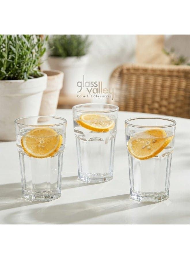 Glassvalley Water Cup L 350 Ml - Clear Glass Glassware & Drinkware (٦)
