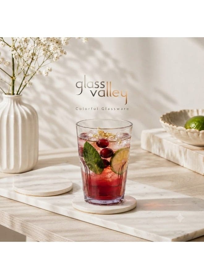 Glassvalley Water Cup L 350 Ml - Clear Glass Glassware & Drinkware