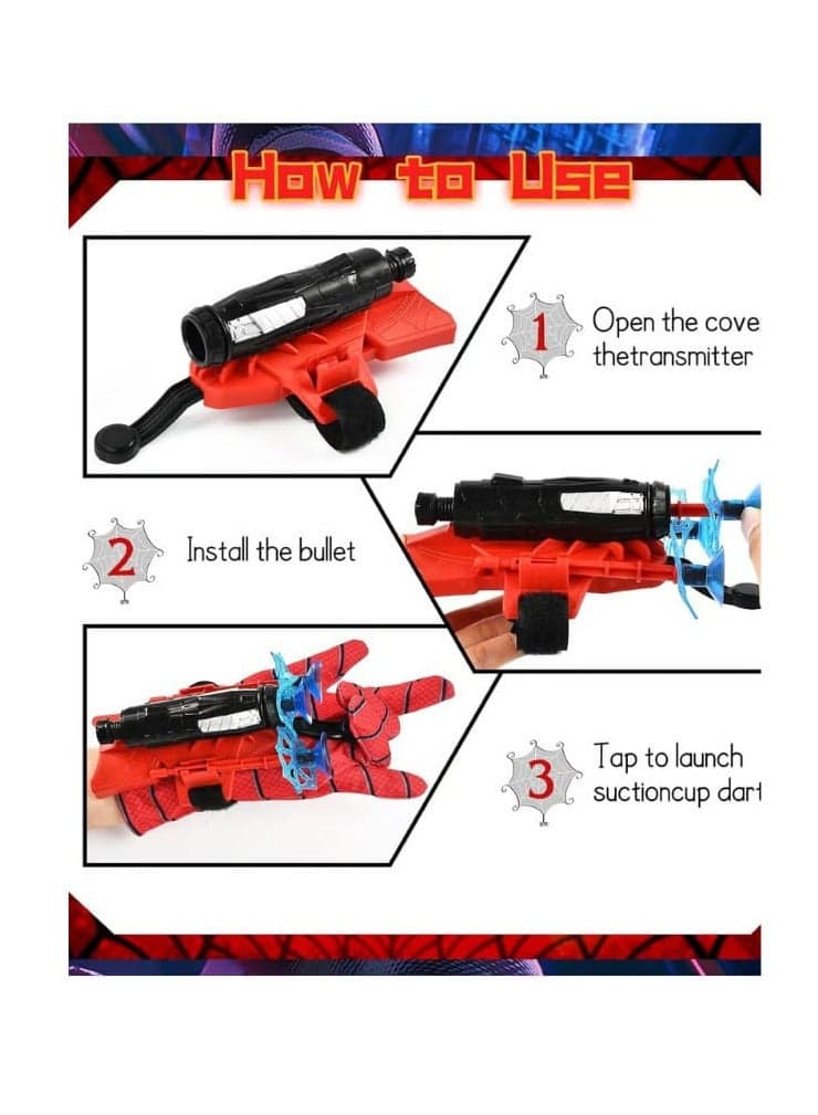 Spider-Man Web Launcher Glove Toy Set (2)