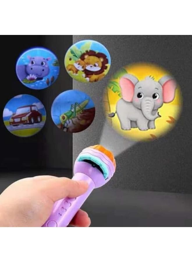 Slide Projector Torch for Kids - Educational Night Light Game Accessories