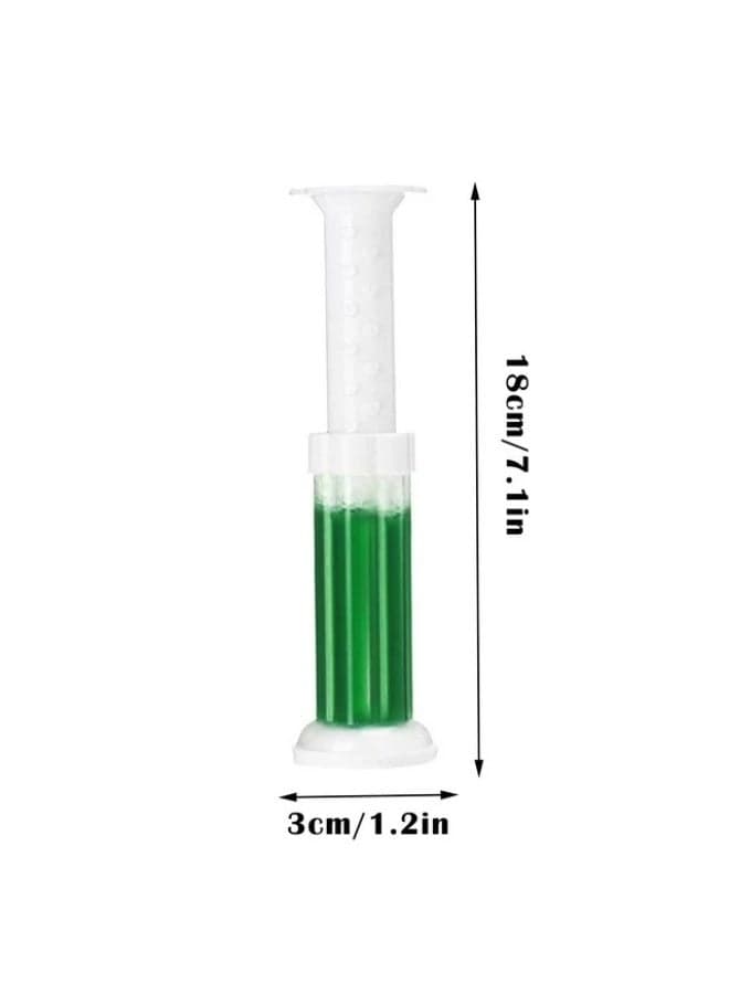 Toilet Gel Cleaner Stamps with Flower Shape, Easy Apply Gel Toilet Freshener, Gradual Dissolving Formula, 14 Flowers Pack Toilet Cleaner Liquids