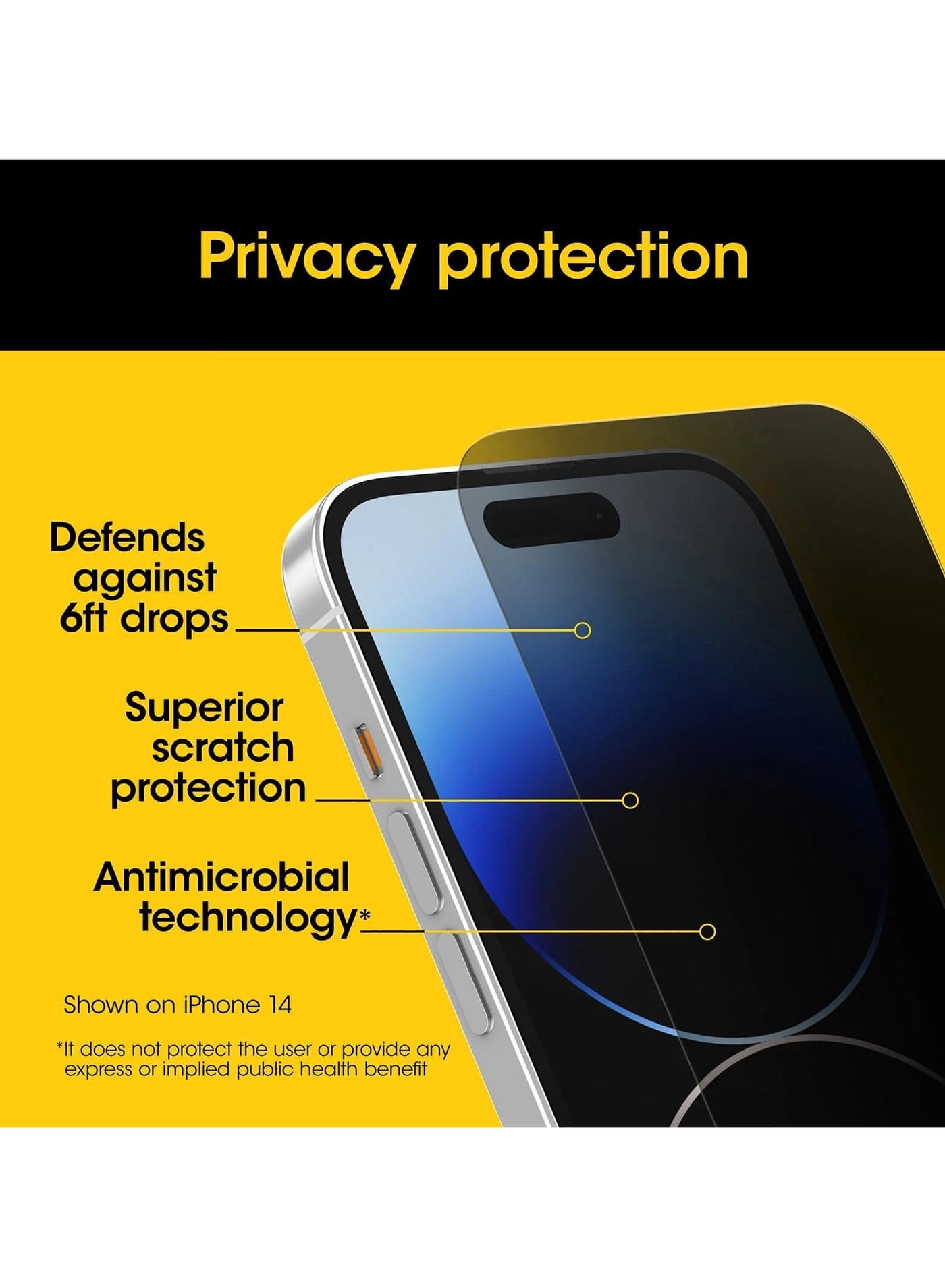 Screen Anti-Spy Tempered Glass Screen Protector for iPhone X/Iphone 11 Pro Anti-Spy Tempered Glass Film, 9H Hardness, Anti-Scratch, Privacy Screen Protector Big Edge Mobile Screen Protectors (5)