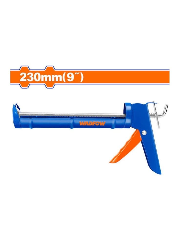 WADPOW 9-Inch Heavy-Duty Steel Caulking Gun for Sealants and Adhesives