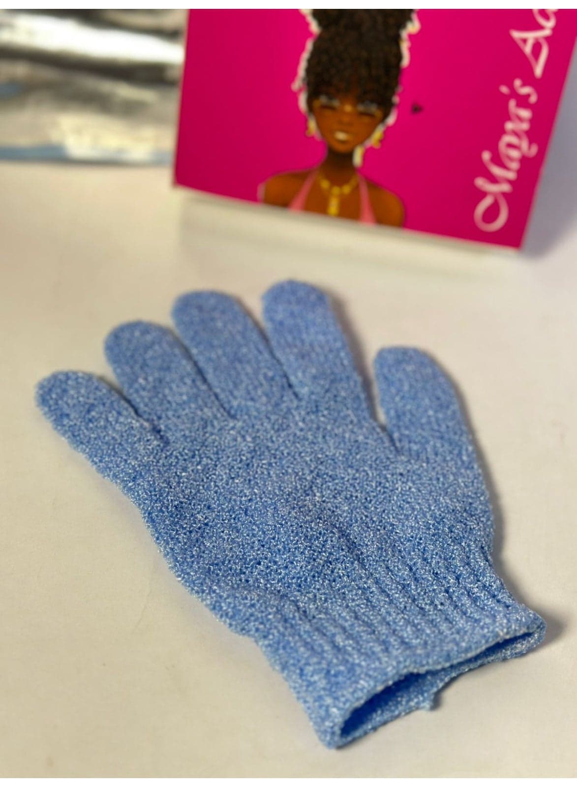 Exfoliating Gloves - Spa Massage Body Scrubber Cleaner Gloves 1PC RANDOOM COLOR Loofahs, Sponges & Poufs