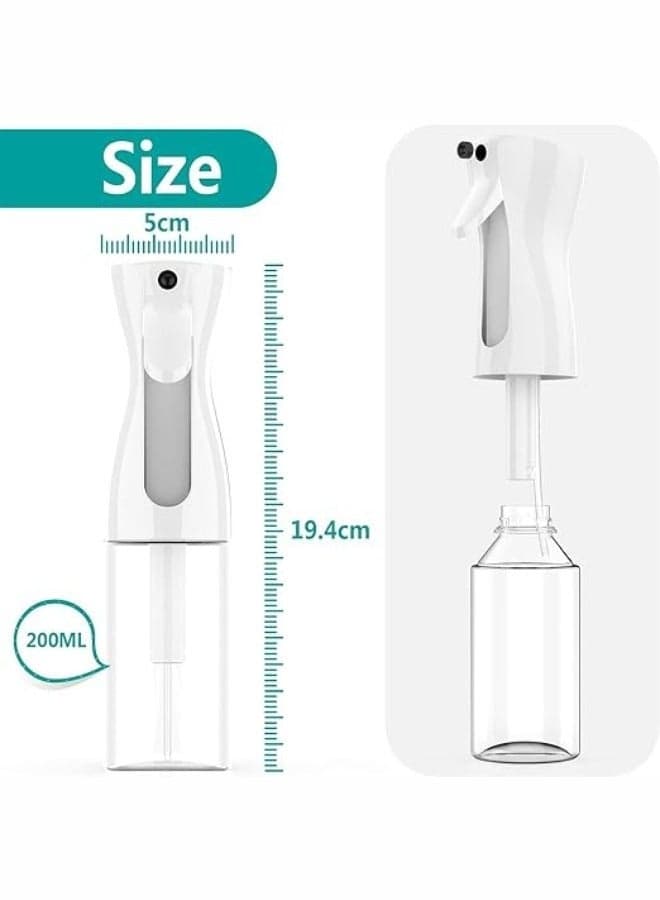 Empty Multi Use Hair Spray Bottle Continuous Water Mister for Curly Hair Fine Mist Salon Spray Bottle 200Ml (3)