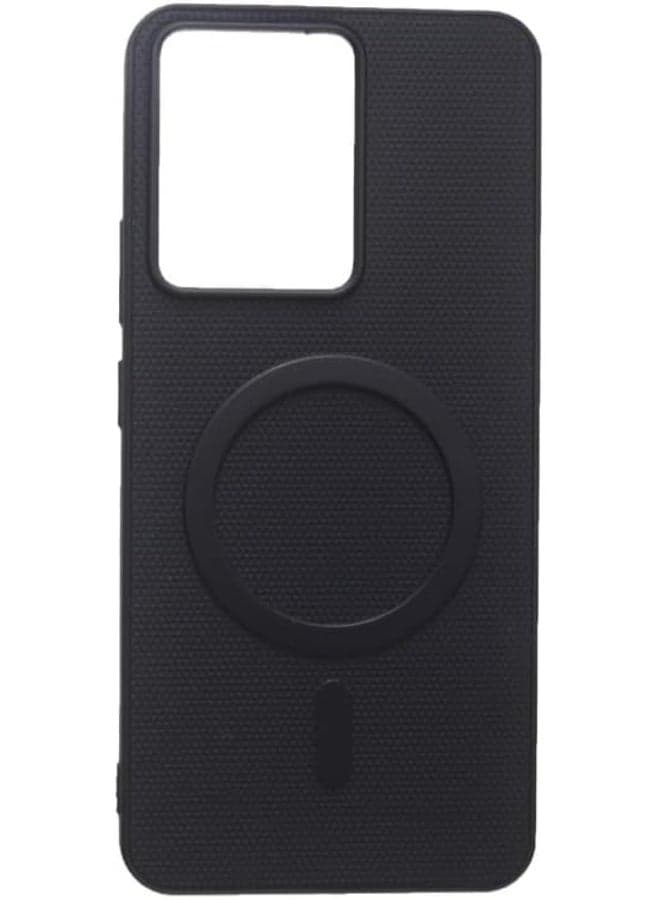 Plastic Back Cover For Realme 14 - Black 37329367 Cases & Covers
