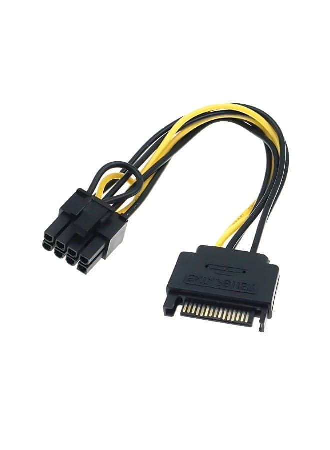 SATA to (2+6) PCI-E 8 Pin Power Converter Cable for Graphics Card