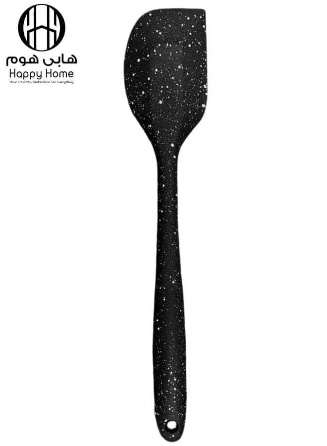 Silicone Spatula, High Temperature Resistant & BPA Free, 316°C Heat Resistant Rubber Spatula for Cooking, Baking, Mixing - Black Spatula Turners