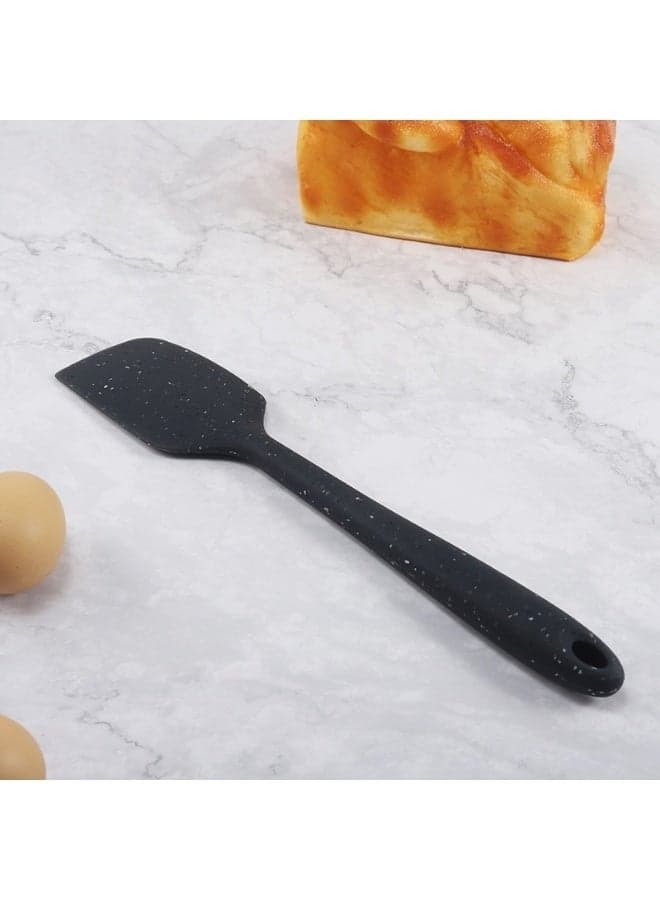 Silicone Spatula, High Temperature Resistant & BPA Free, 316°C Heat Resistant Rubber Spatula for Cooking, Baking, Mixing - Black (5)