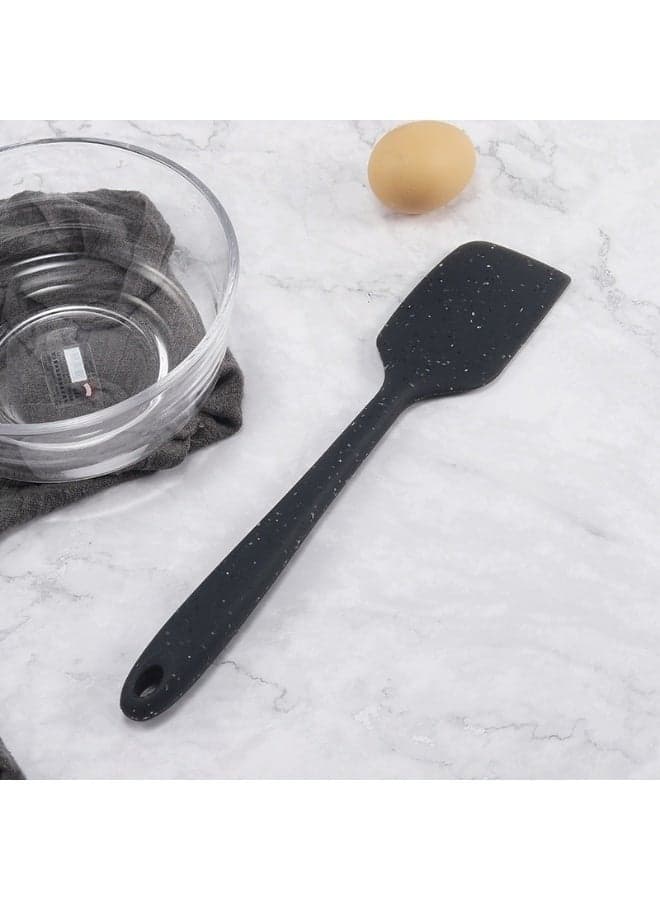 Silicone Spatula, High Temperature Resistant & BPA Free, 316°C Heat Resistant Rubber Spatula for Cooking, Baking, Mixing - Black (6)