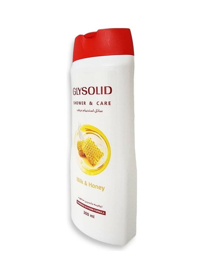 Shower & care with milk & honey scents with advanced glycerin formula to softness your skin all the day (milk & honey) 300ml Body Lotions & Creams (2)
