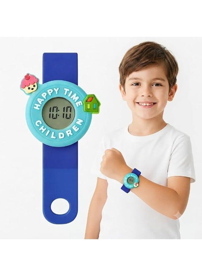 First Choice Digital Cartoon Kids Watch with Comfortable Flexible Silicone Strap Boys' Watches (٥)