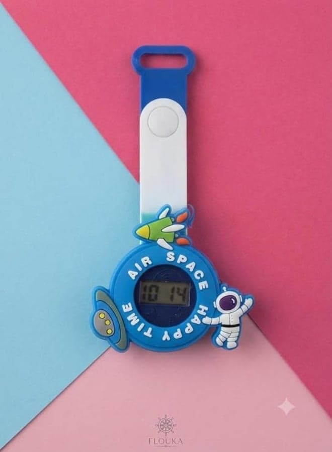First Choice Digital Cartoon Kids Watch with Comfortable Flexible Silicone Strap Boys' Watches (٧)