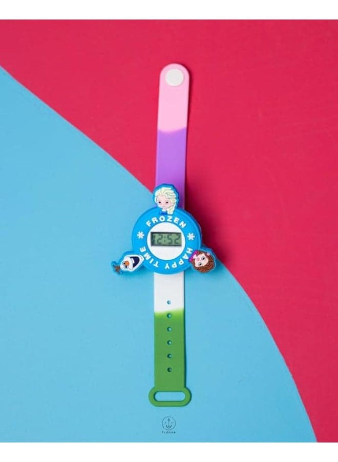 First Choice Digital Cartoon Kids Watch with Comfortable Flexible Silicone Strap Boys' Watches (٤)