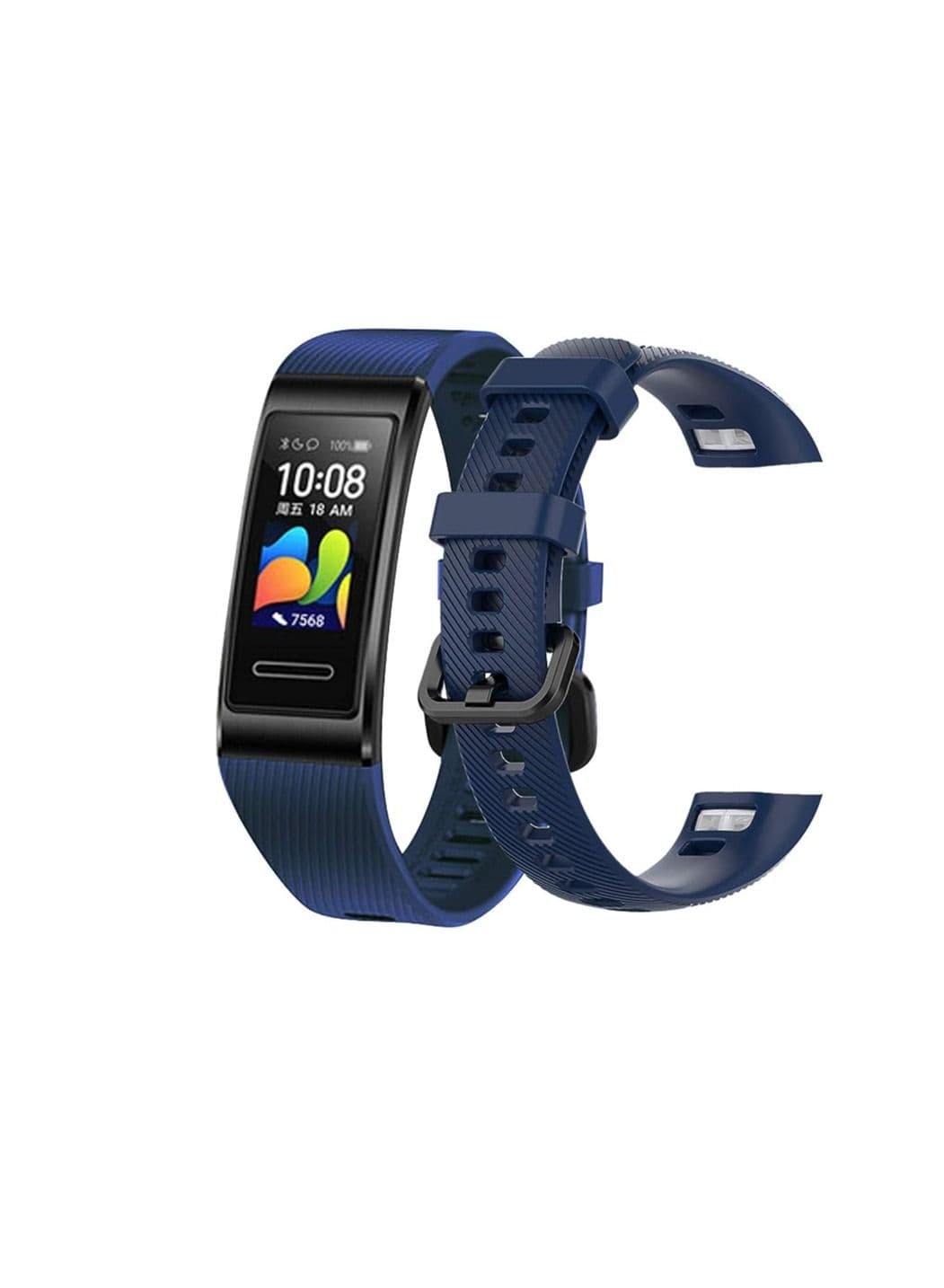 Silicone Wrist Strap Compatible for Huawei Band 3 Pro Replacement Watch Band Bracelet Compatible Smartwatch Bands