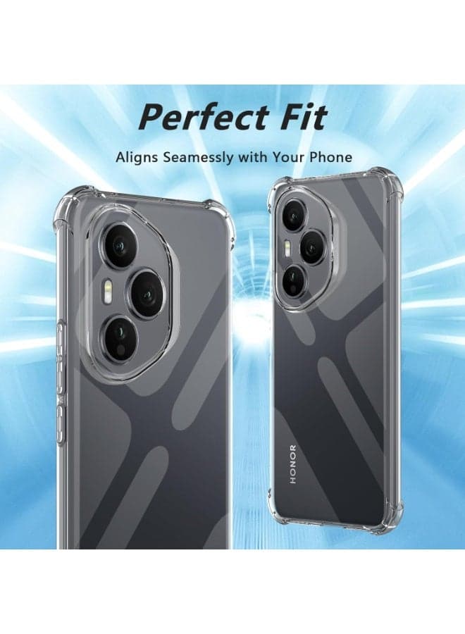 Clear Shockproof Tpu Mobile Phone Case, Slim Soft Silicone Protective Case For Honor 400 Pro Cases & Covers (٧)