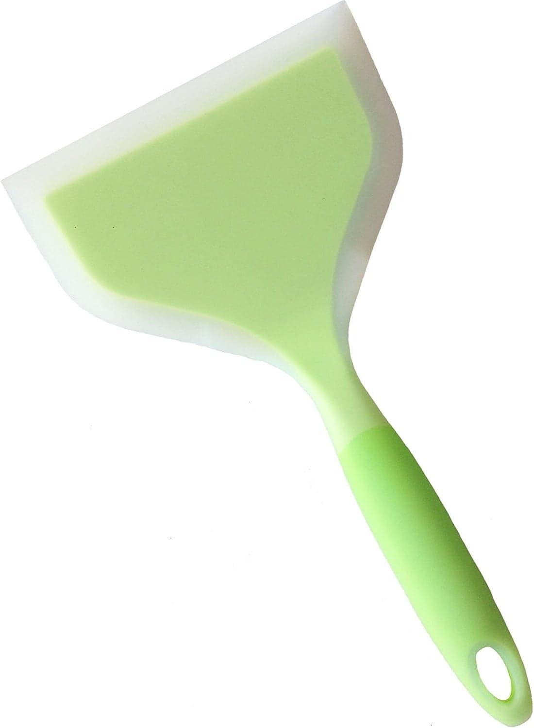 Silicone Tamagoyaki Turner Wide Flexible Spatula – Extra Wide Heat Resistant Food Grade Silicone Omelet Turner for Nonstick Pans, Pancakes, Fish, Eggs and Delicate Foods with Ergonomic Handle
