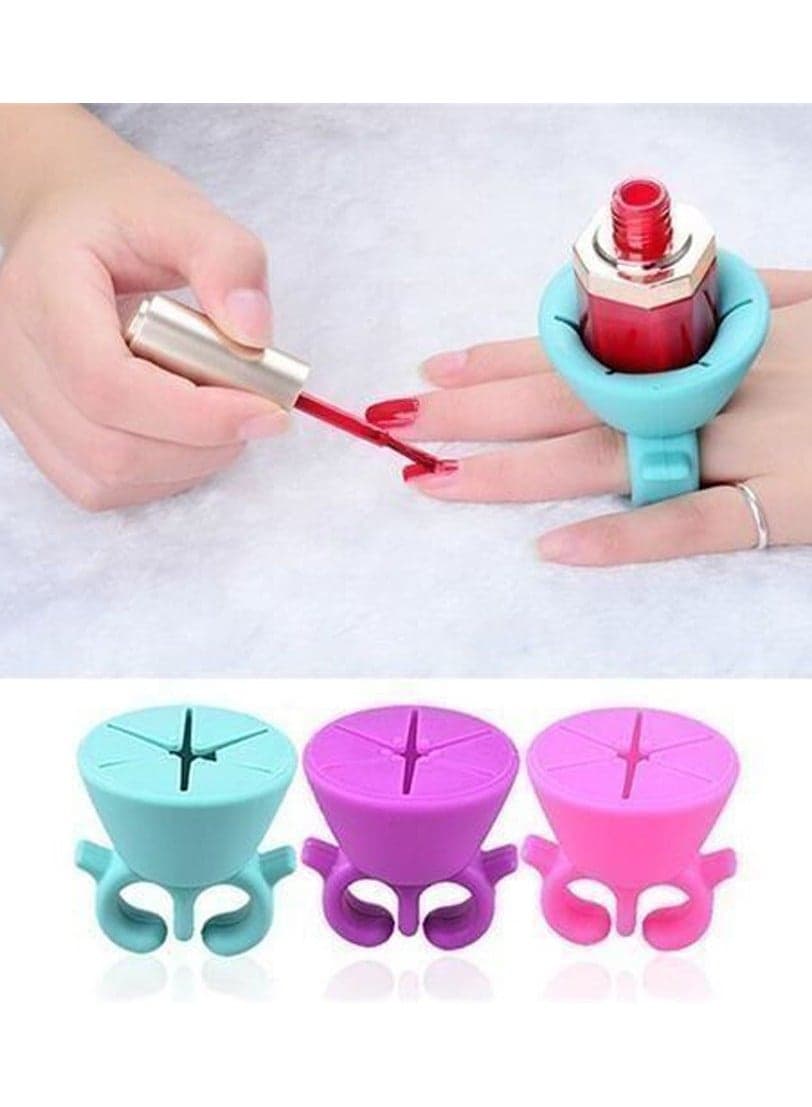 Random color nail polish holder