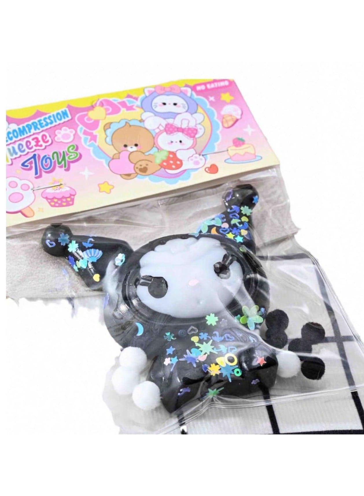 Squishy toys are soft, squishy squeeze toys. Function: Used to relieve stress and anxiety, they are fun sensory toys. * Target group: Suitable for adults and children alike. Design: Comes in a variety of attractive designs. Doll Accessories (٤)