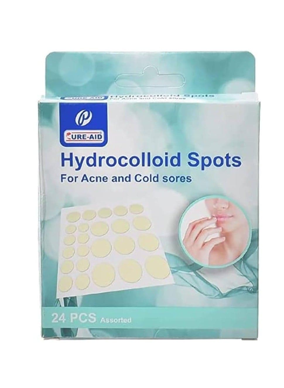 Hydrocolloid spots for acne and cold sores Skin Tone Pill Sticker 24 pcs Acne & Blemish Treatments