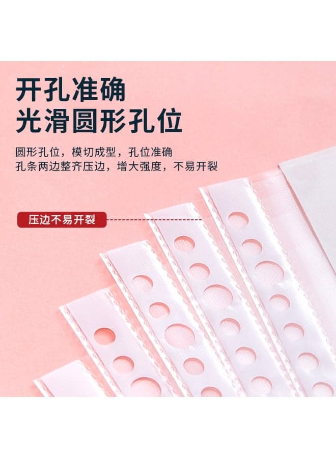 72616 A3 Sheet Protector 20 Pages – Transparent, 30-Hole Universal Fit, Smooth Round Openings, Compatible with Various Binders Office Supplies (٥)