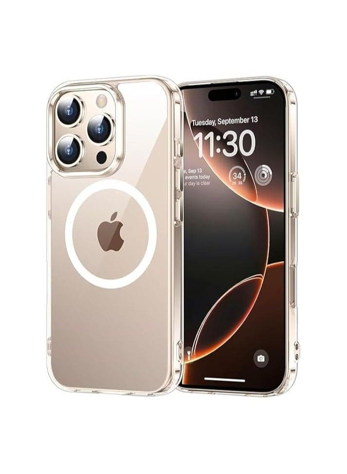 حافظة لهاتف iPhone 16 Pro Max – حماية من السقوط من الدرجة العسكرية بطول 13 قدمًا، متوافقة مع MagSafe، شفافة تمامًا، مضادة للاصفرار، معززة بالجرافين، مصنوعة من مواد معاد تدويرها Cases & Covers