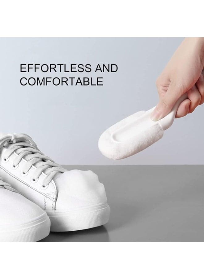 Double-End Multi-Functional Shoe Cleaning Brush – Fine Fiber, Silicone, Hard and Steel Bristles – Ergonomic Handle – Suitable for Sneakers, Canvas, White and Leather Shoes – Household Cleaning Tool for Bathroom, Kitchen and Small Corners – Easy to Detach, Clean and Store (9)