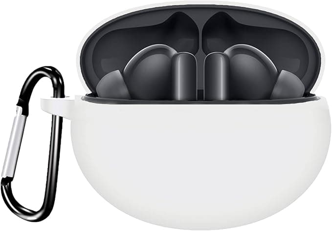حافظة سيليكون لسماعه هواوي فري بودز 6I - ابيض Headphone Cases (2)