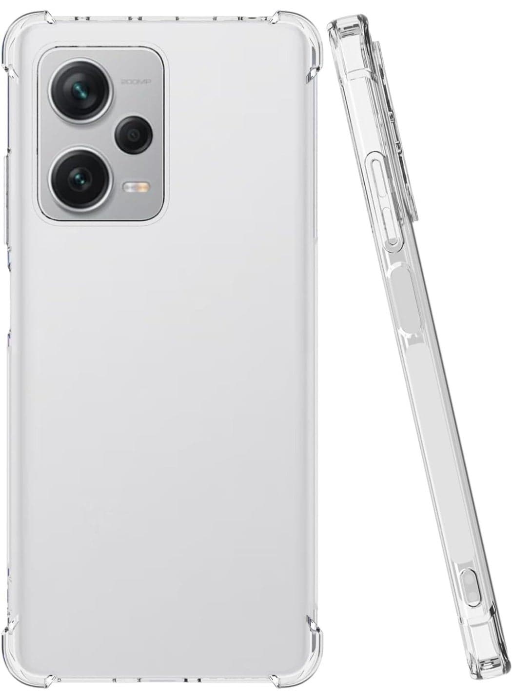 Case for Redmi Note 12 Pro Plus 5G/Note 12 Pro+/Redmi Note 12 Explorer Cute Case, Clear Flexible Bumper TPU Soft Rubber Silicone Cover Phone Case for Xiaomi Redmi Note 12 Pro+ Crystal Clear (٤)
