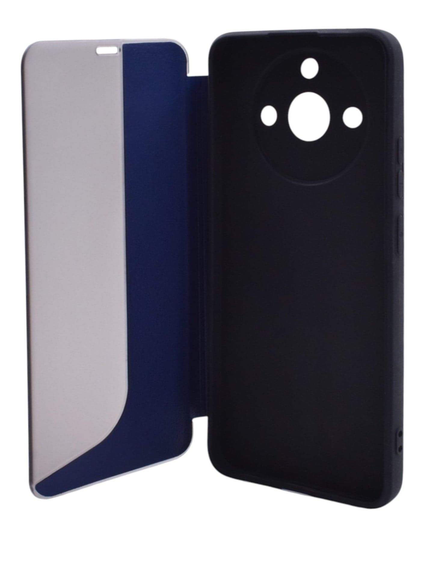C.F.S Leather Filp Phone Case for Realme 11 - Navy Cases & Covers (٣)