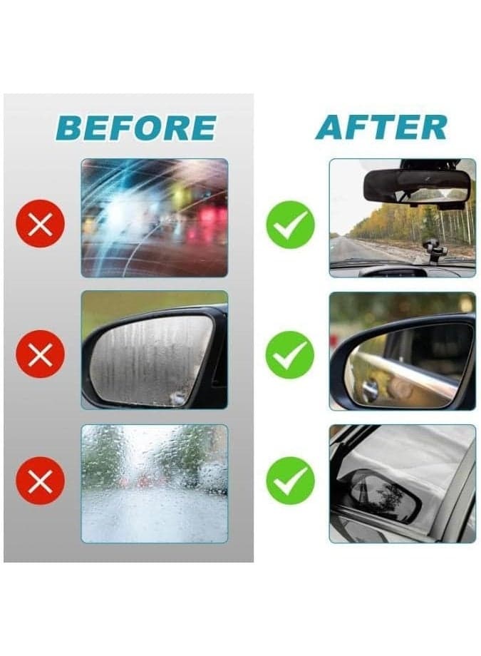 Premium Reusable Glass Cleaning Sponge for Windows and Mirrors, Polishing Pad for Removing Grease, Water Stains and Smudges, Multi-Purpose Household and Car Glass Cleaning Tool Automotive Glass Cleaners (٧)