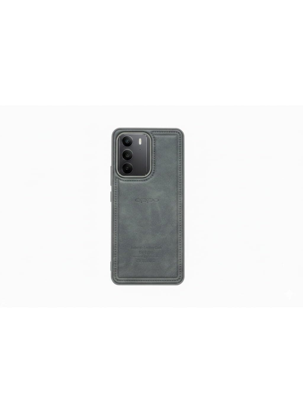A leather cover for the realme C75 ,made with genuine leather inside the cover.(gray)