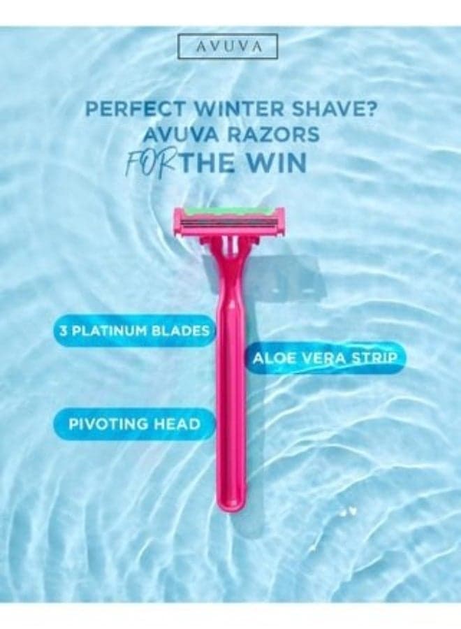 Avuva Disposable Women's Razor 5 Pieces (Packaging may vary) Personal Care (٩)