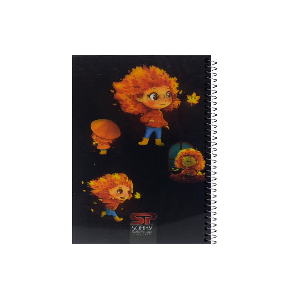 Plastic Cover A5 Notebook – Durable, Various Designs, 200 Sheets, High-Quality Lined Paper for School, Office & Daily Notes