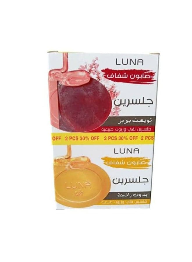 Luna Soap 72g Offer: 2 pieces, glycerin + Twist Berries