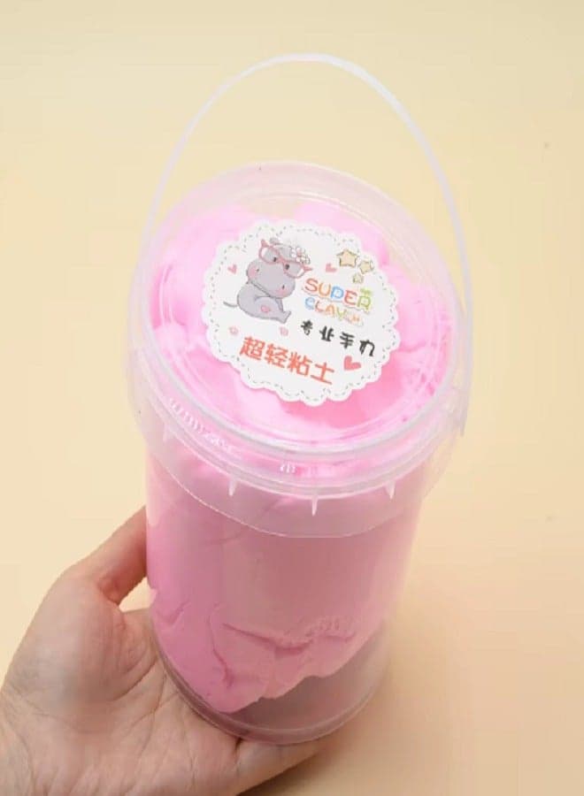 150g Ultra-light Clay Barreled Children's Manual Intellectual, Relief Soft Color Clay DIY Children's Education and Learning Toys (Pink) Clay & Dough