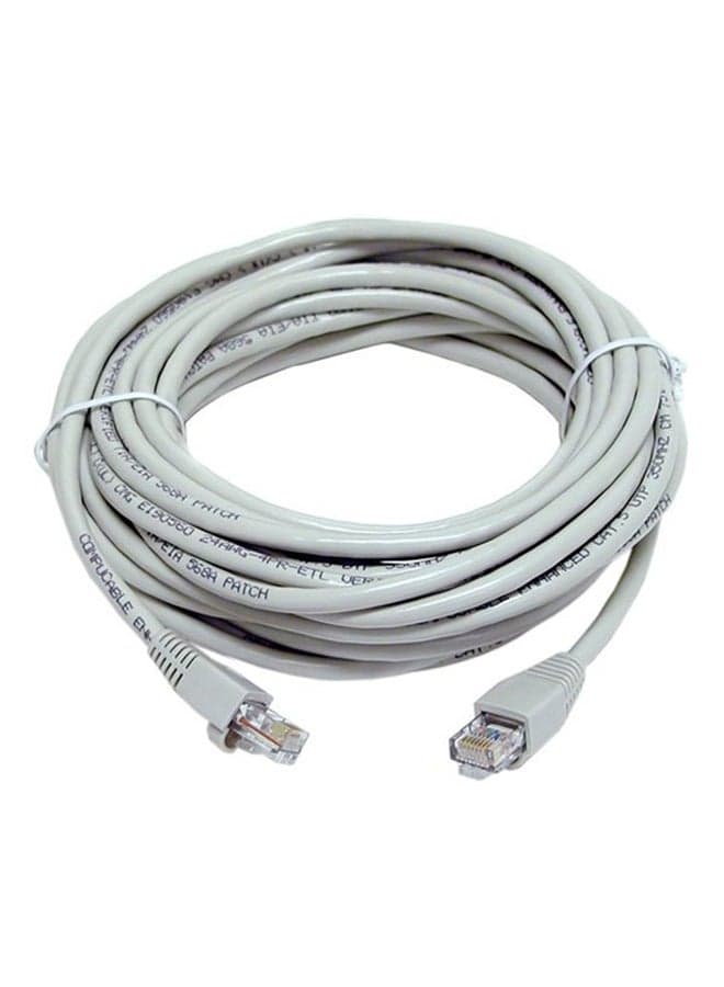 Cat 6 Rj45 Connectors Networking Cable Grey Ethernet Cables