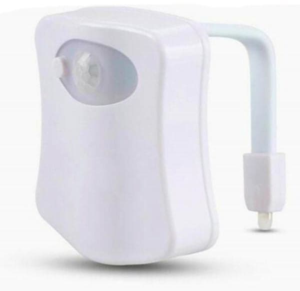 Colour Changing Motion Sensor Toilet Light Blue/Red/Green High Intensity Discharge Bulbs