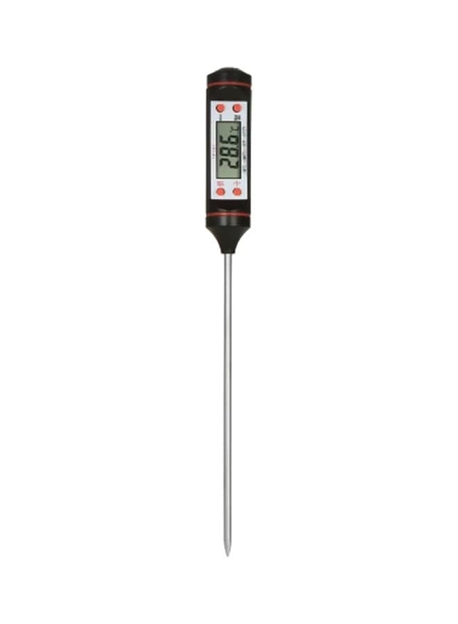 LCD Digital Thermometer Black/Silver 23.5x2.3cm Kitchen Thermometers