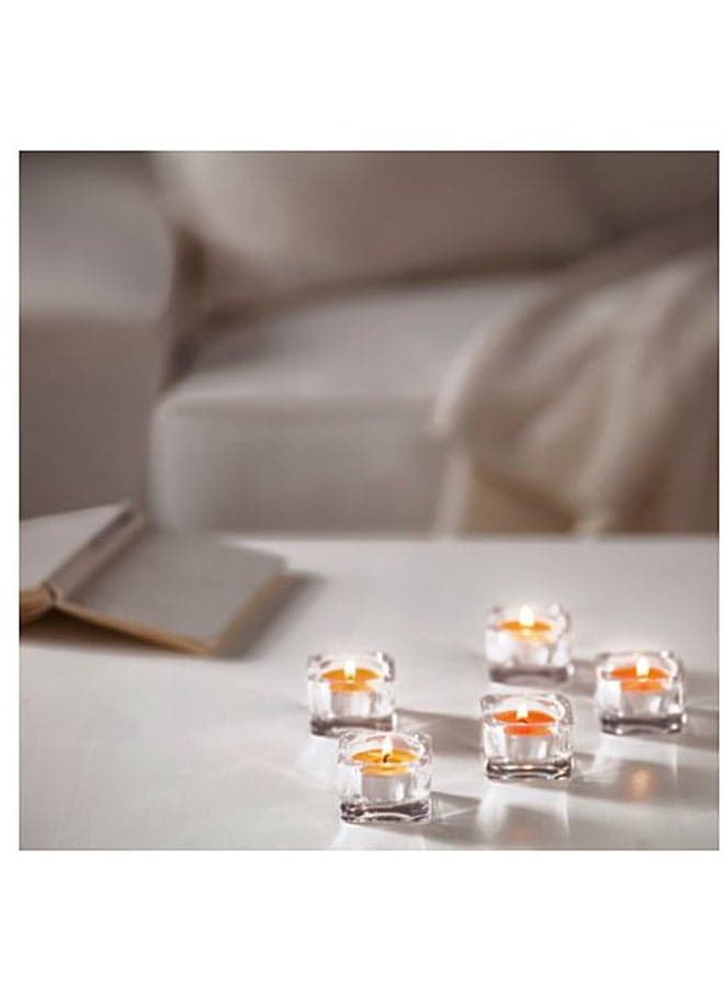 30-Piece Tangerine Sunshine Tealight Scented Candle Orange (3)
