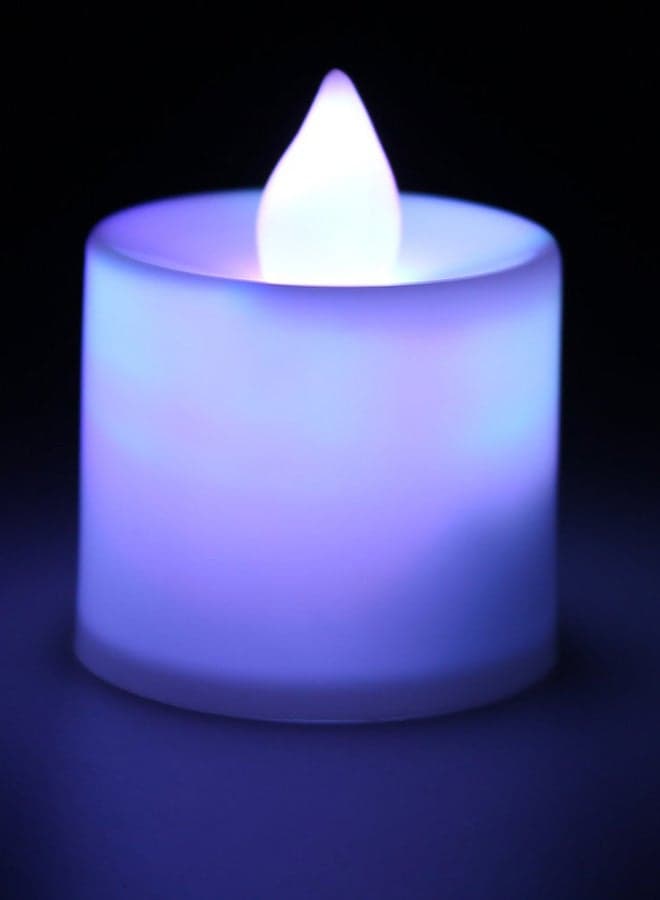 LED Flash Flameless Candle Light Lamp Bithday Dinner Spa Party Pub Room Decor White (3)