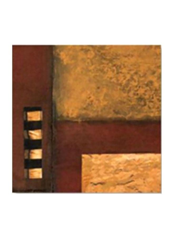 Decorative Tea Coaster Brown/Black 20x20cm