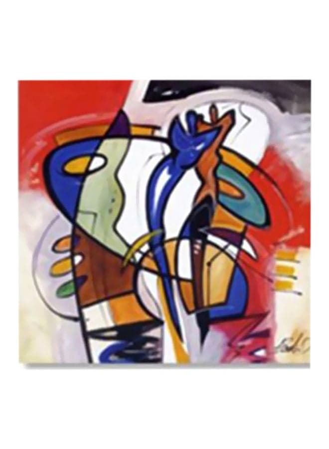 Decorative Tea Coaster Multicolour 20x20cm