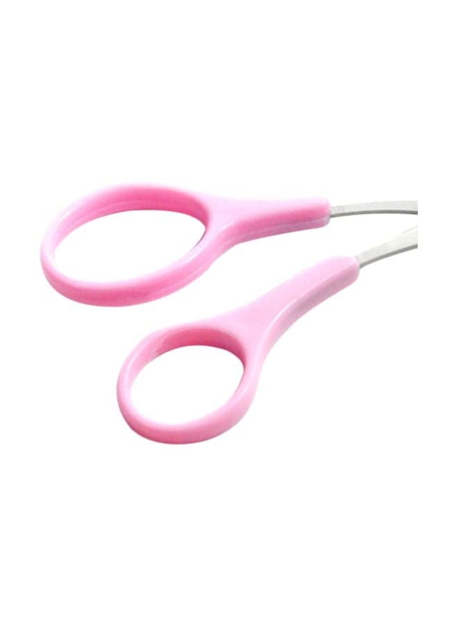 Brow Scissor Pink/Silver Eyebrow Grooming Scissors (5)