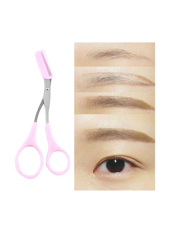 Brow Scissor Pink/Silver Eyebrow Grooming Scissors (3)