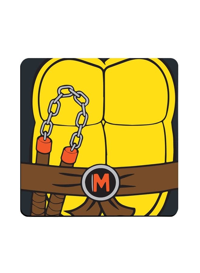 Graphics Printed Coaster Multicolour 9x9cm