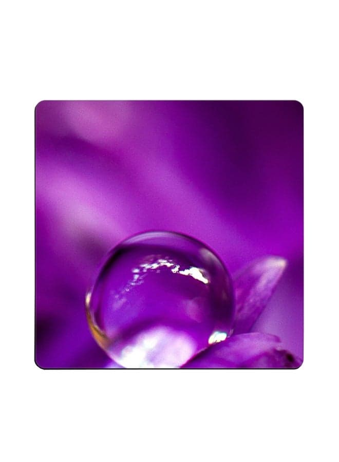 Dew Drops Printed Coaster Multicolour 9x9cm